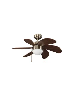 AC TABIT Ventilateur de plafond en bois 1xE27 | LéonLeds