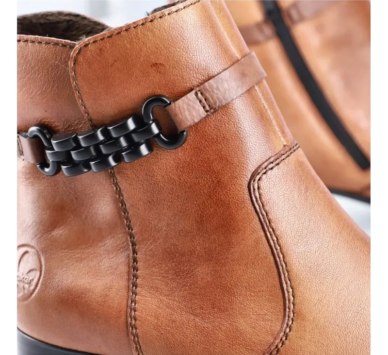 Boots  Rieker LESLIE 78676-25 Cognac