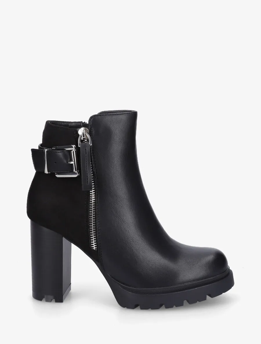Bottines à talon haut et plateforme