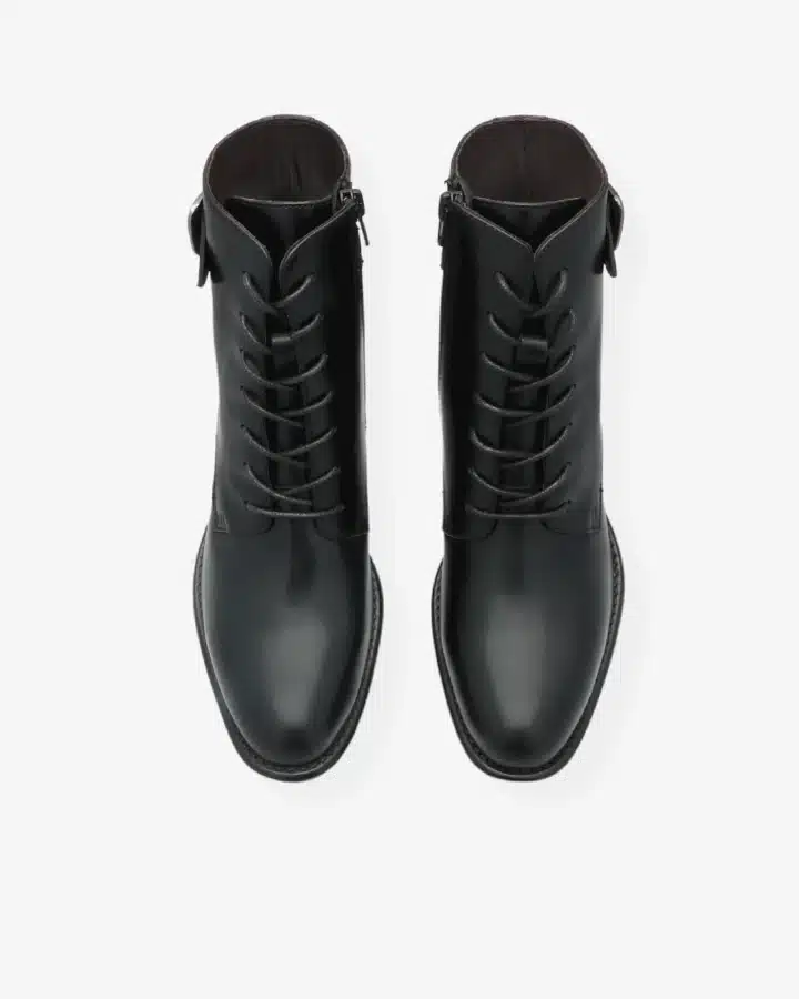 Bottines Noires Lacets Femme | Flore | Adige Chaussures