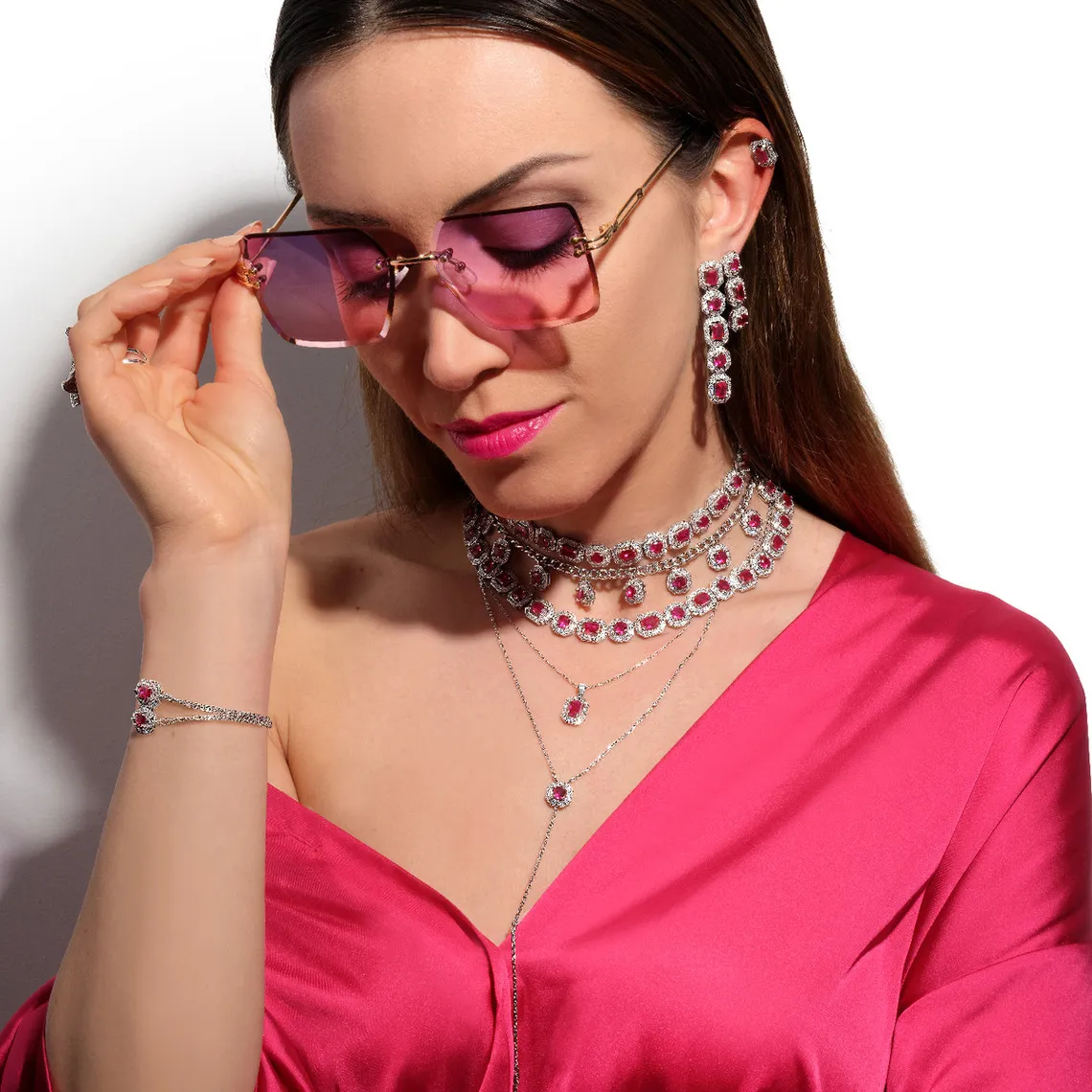 Boucles oreilles RKG Bijoux Romy - VINE02RHO Argent | 3 Suisses