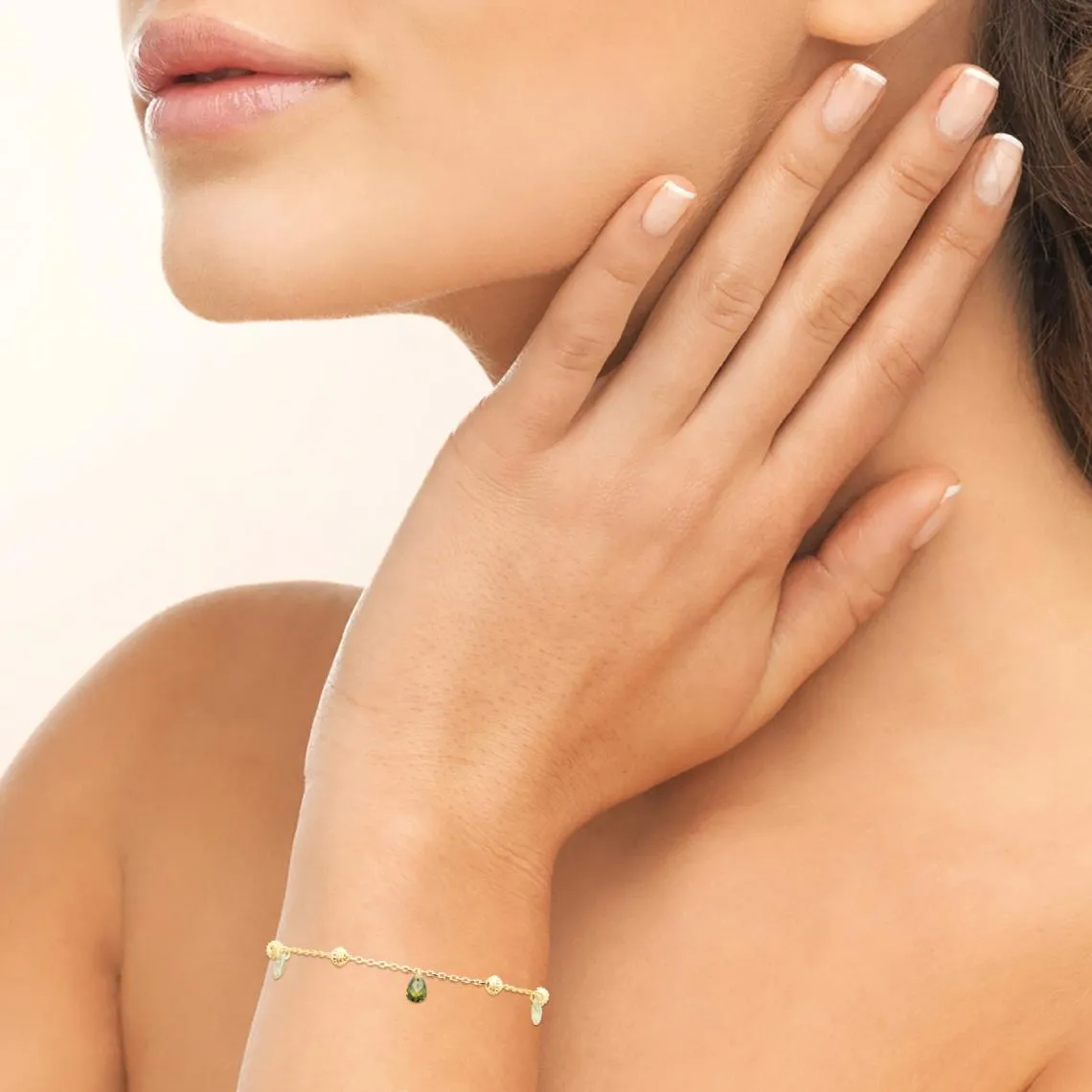 Bracelet Femme Maison de la Bijouterie Sensimio UW404YZV Plaqué or | 3 Suisses