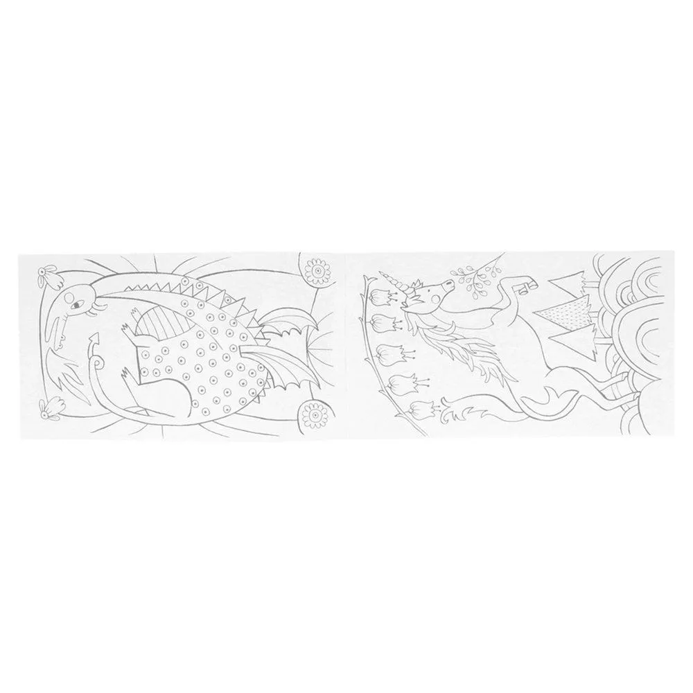 Cahier de coloriages Châteaux 12,5x22cm - par 100