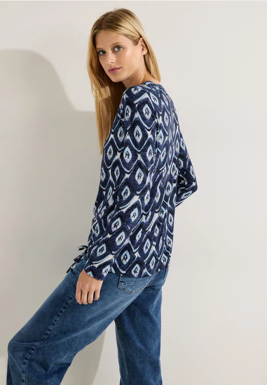 CECIL T-shirt à manches longues avec imprimé 