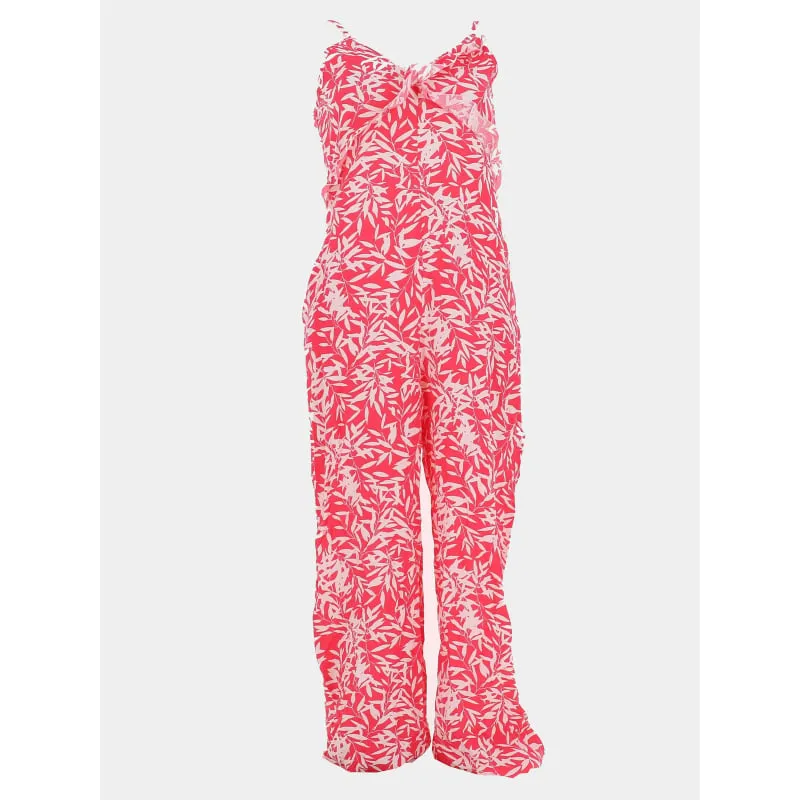 Combinaison pantalon plissée cloé rose fluo femme - Morgan | wimod