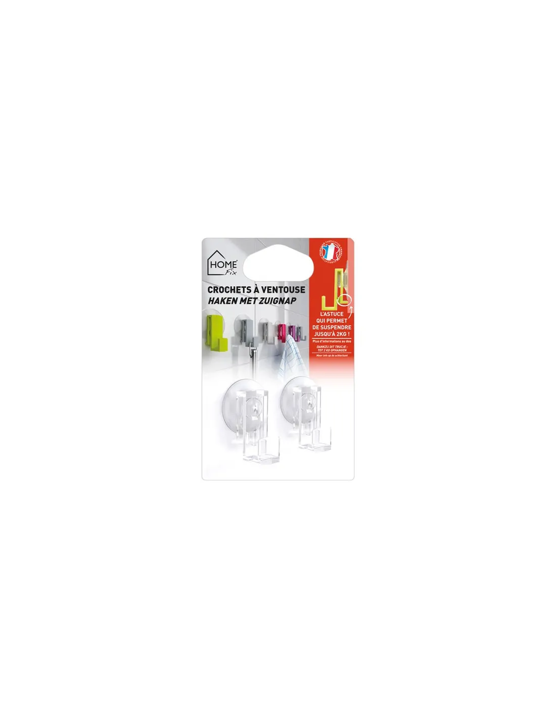 Crochet ventouse home fix cristal pm bl2 - HOME FIX