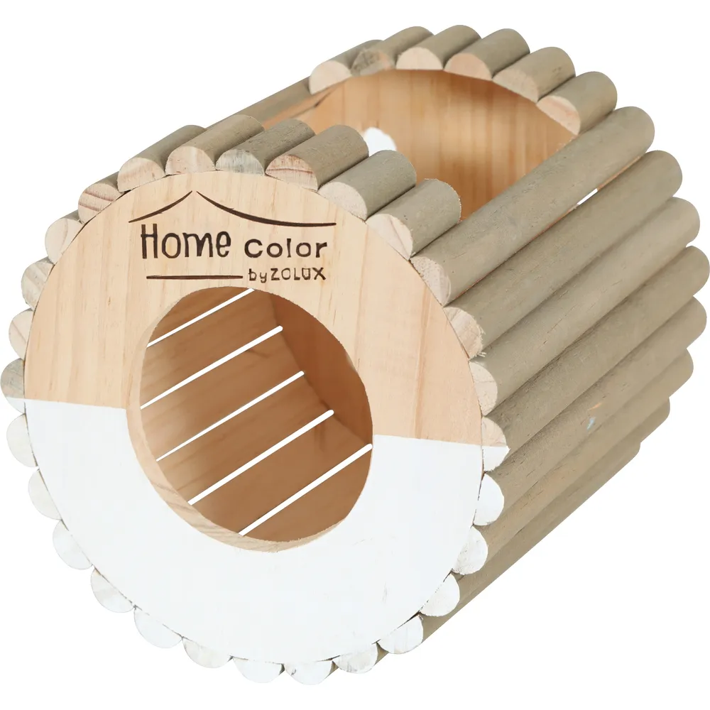 Maison Bois Home Color Rondins M Blanc