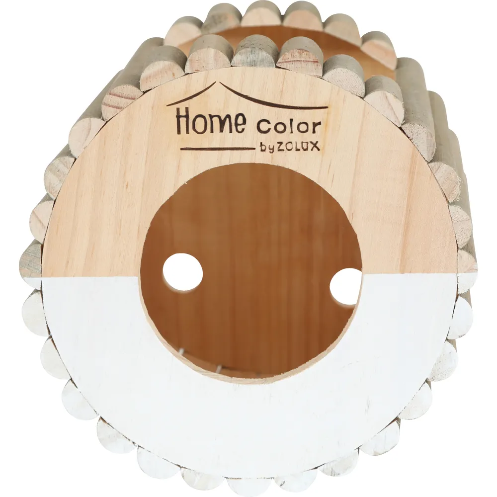 Maison Bois Home Color Rondins M Blanc