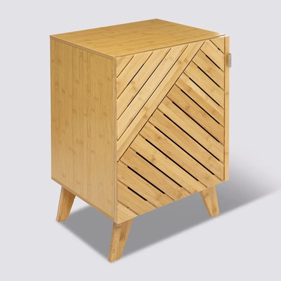 Meuble 1 porte, Bambou