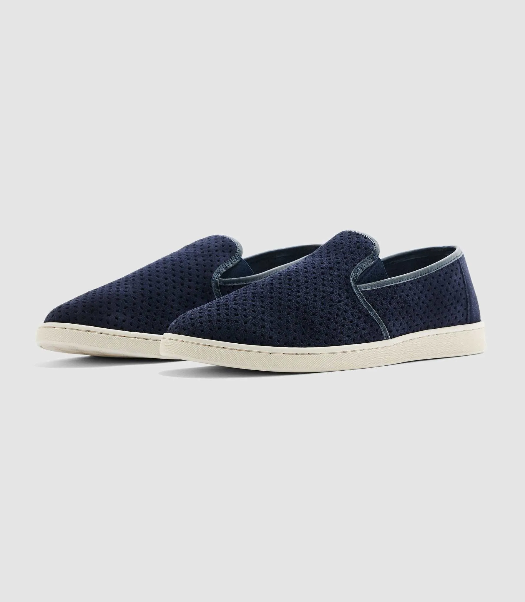 Mocassin fantaisie marine 
