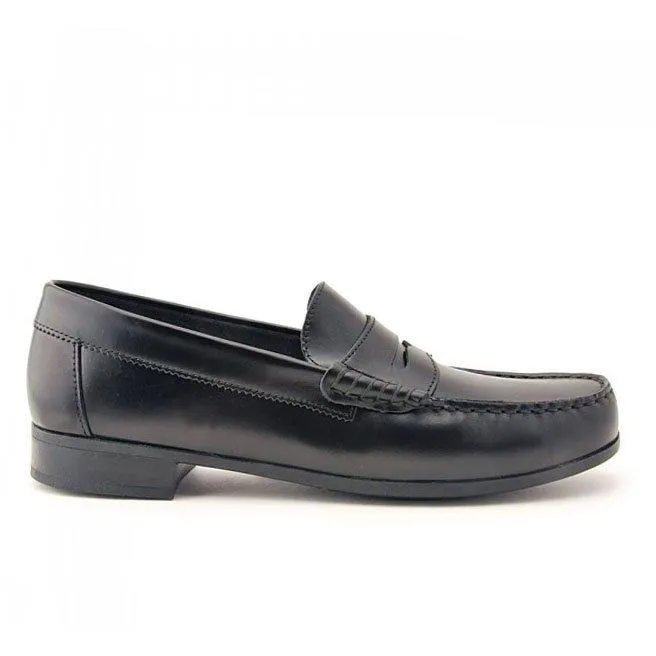 Mocassin Penny Black