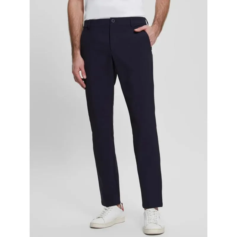 Pantalon chino 734 bleu marine homme - Serge Blanco | wimod