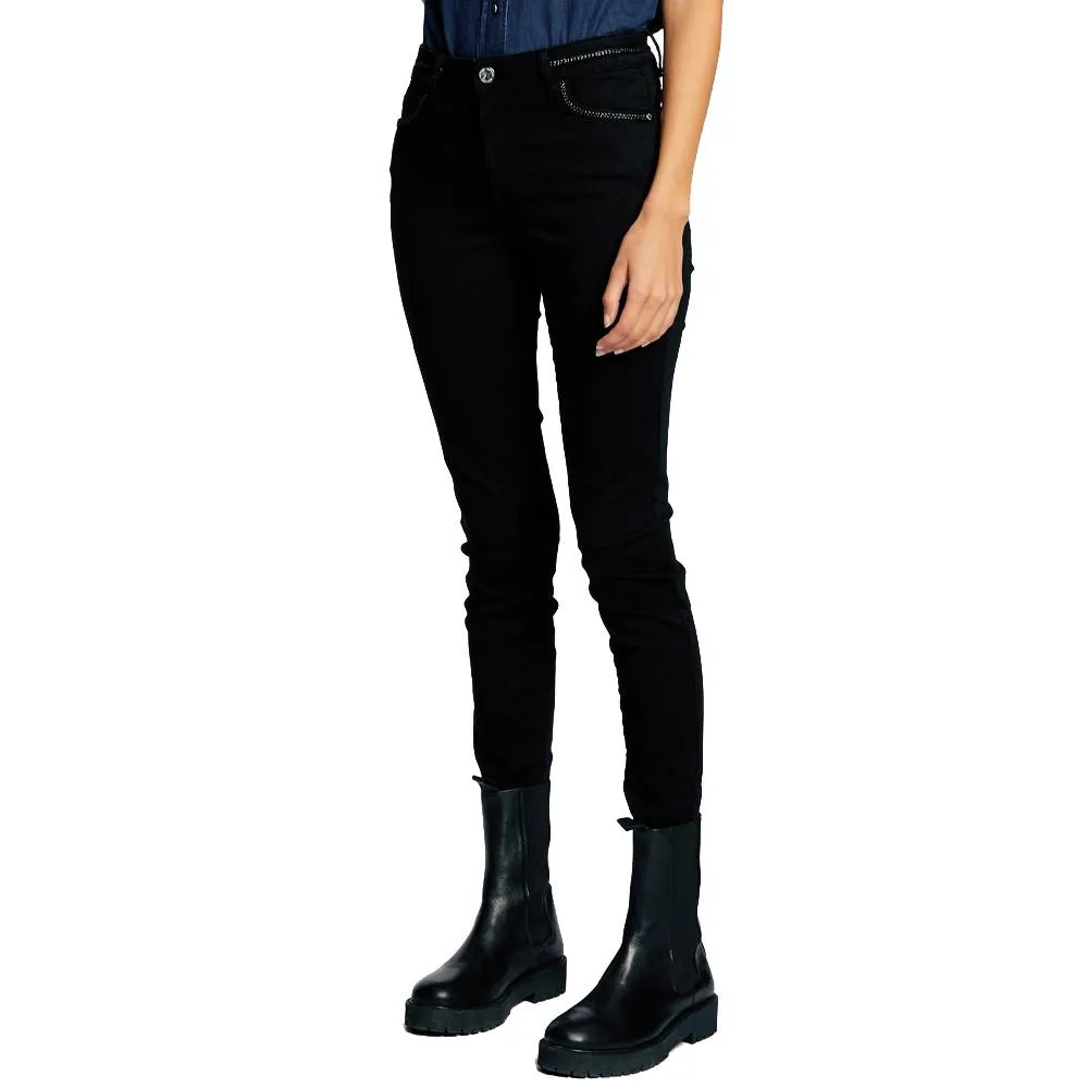 Pantalon Slim Noir Femme Morgan Pistol