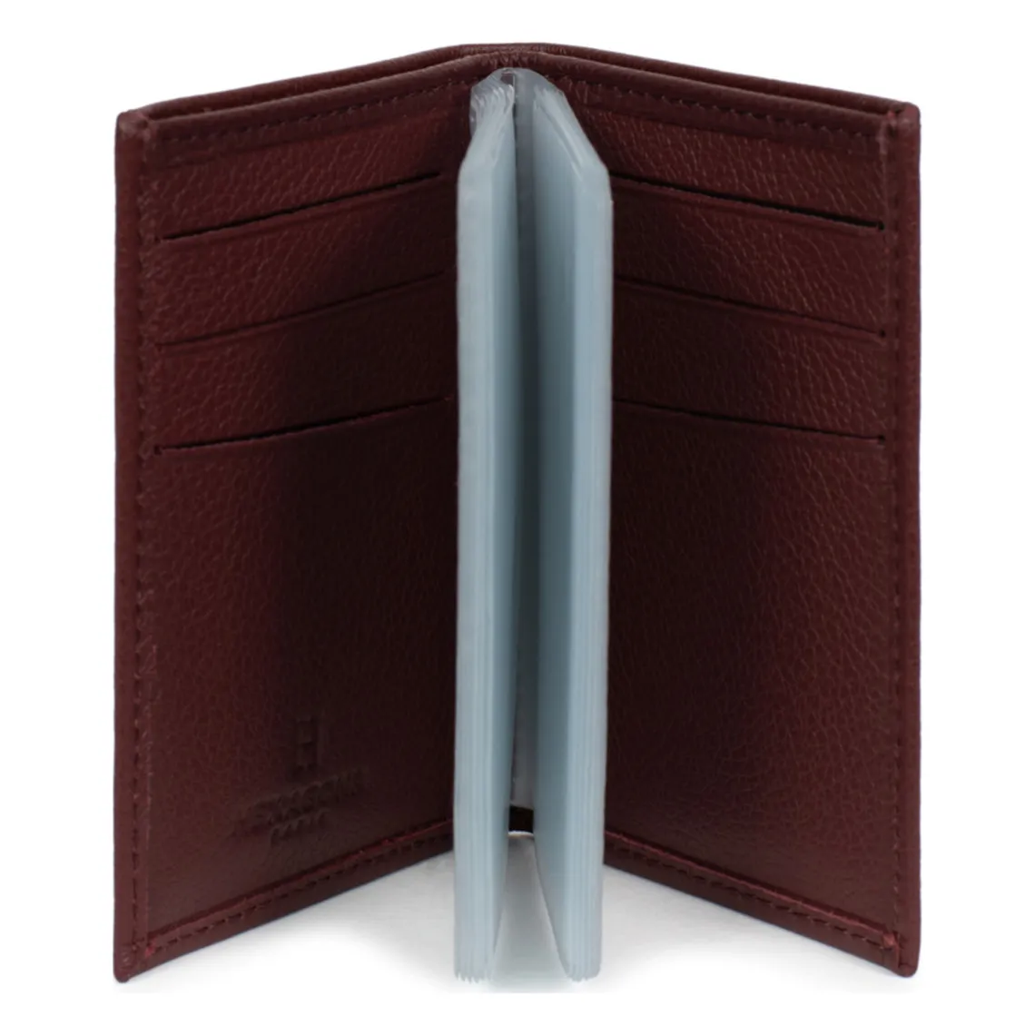 Porte-cartes Cuir CONFORT Prune Alec | 3 Suisses