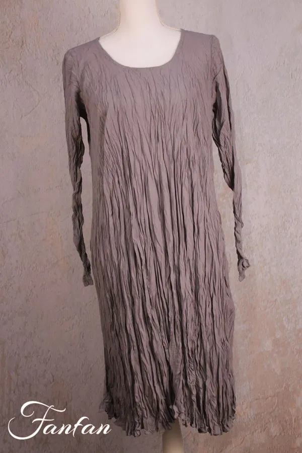 Privatsachen Robe froissée en soie et viscose Naturgeid Helmut
