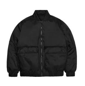 RAINS - Fuse Bomber Jacket, Black - INSIDE URBAN WEAR