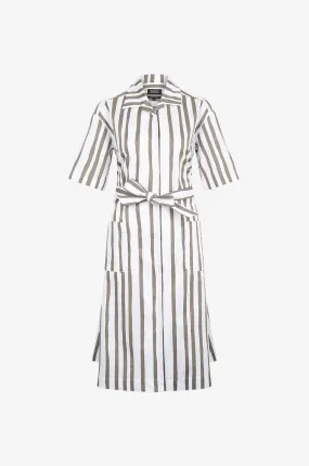 Robe chemise trapèze rayée Rosita