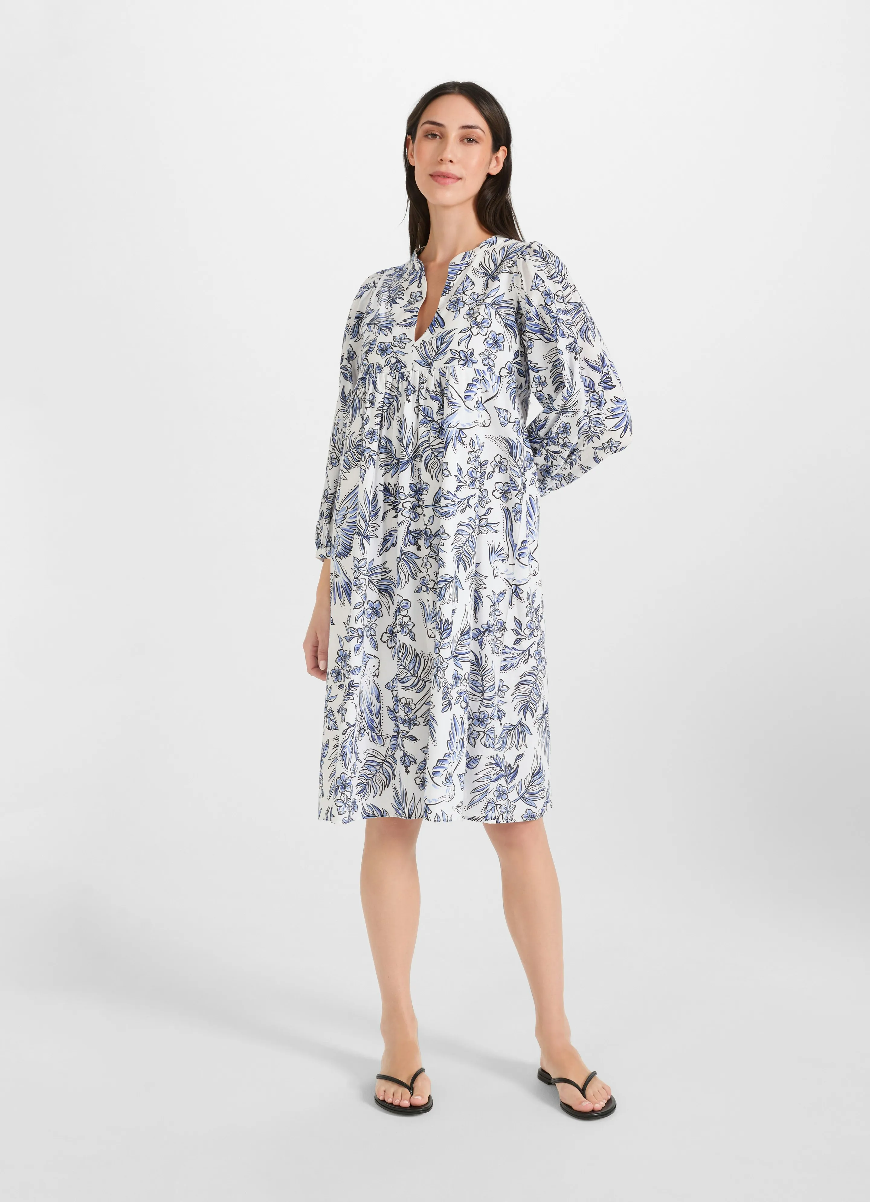 Robe en popeline