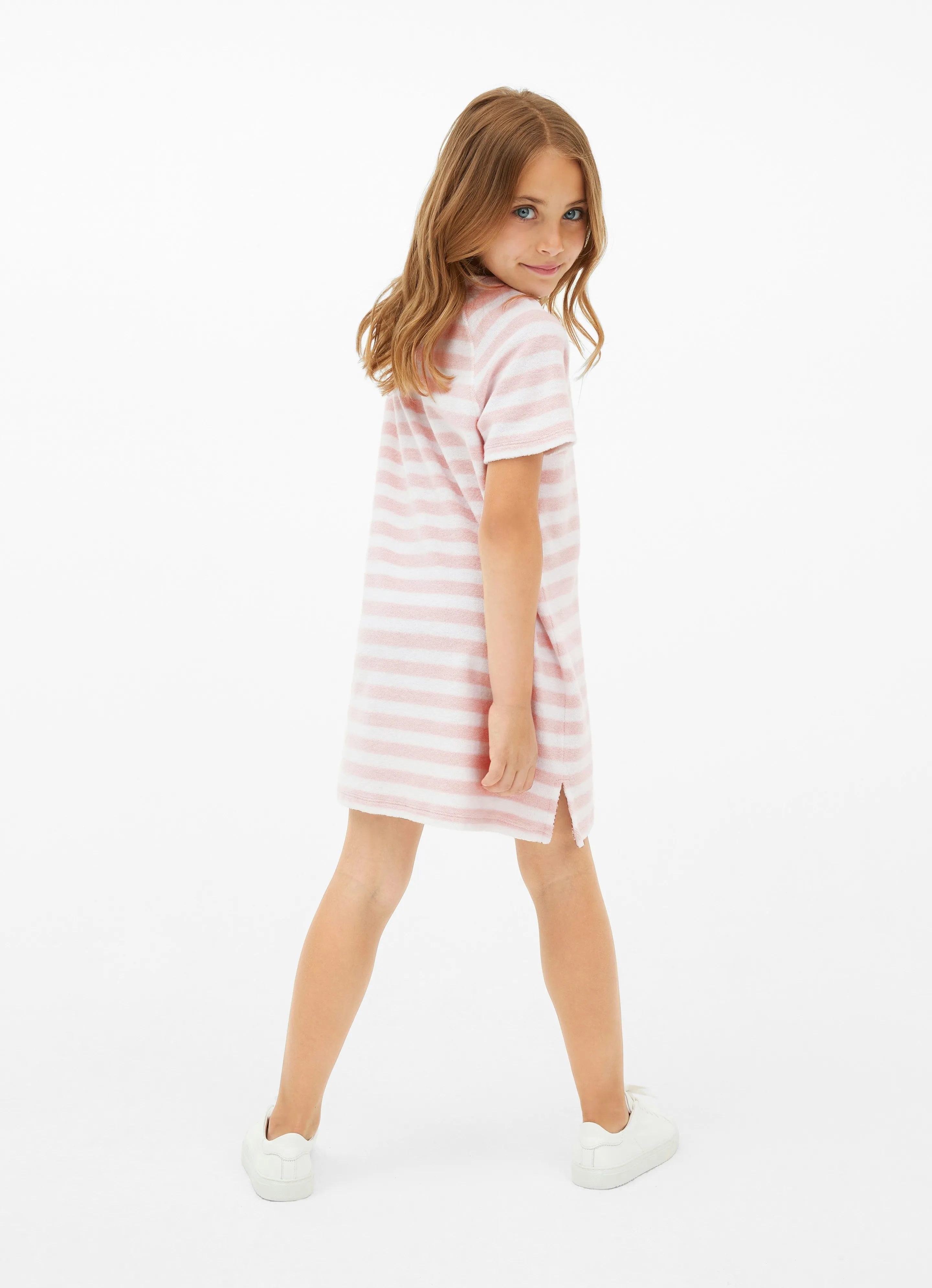 Robe en tissu éponge