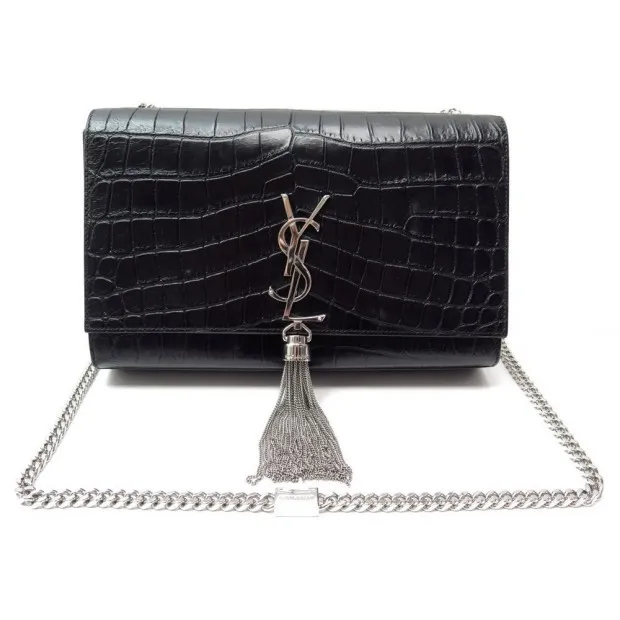 SAINT LAURENT SACS A MAIN chaine medium a pompon kate - 354119 porté bandoulière