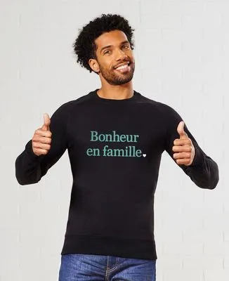 Sweatshirt enfant Bonheur en famille