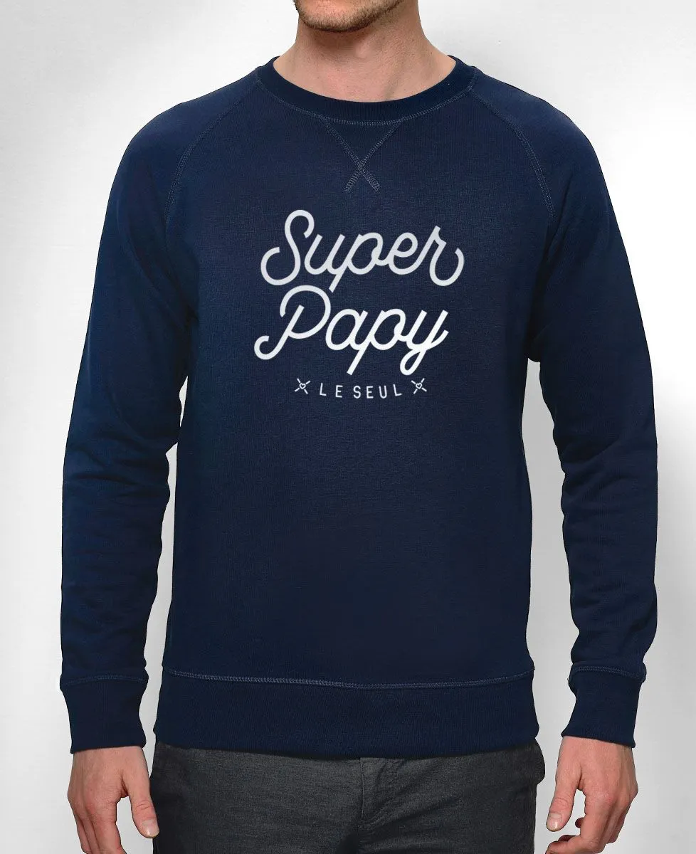 Sweatshirt homme Super Papy