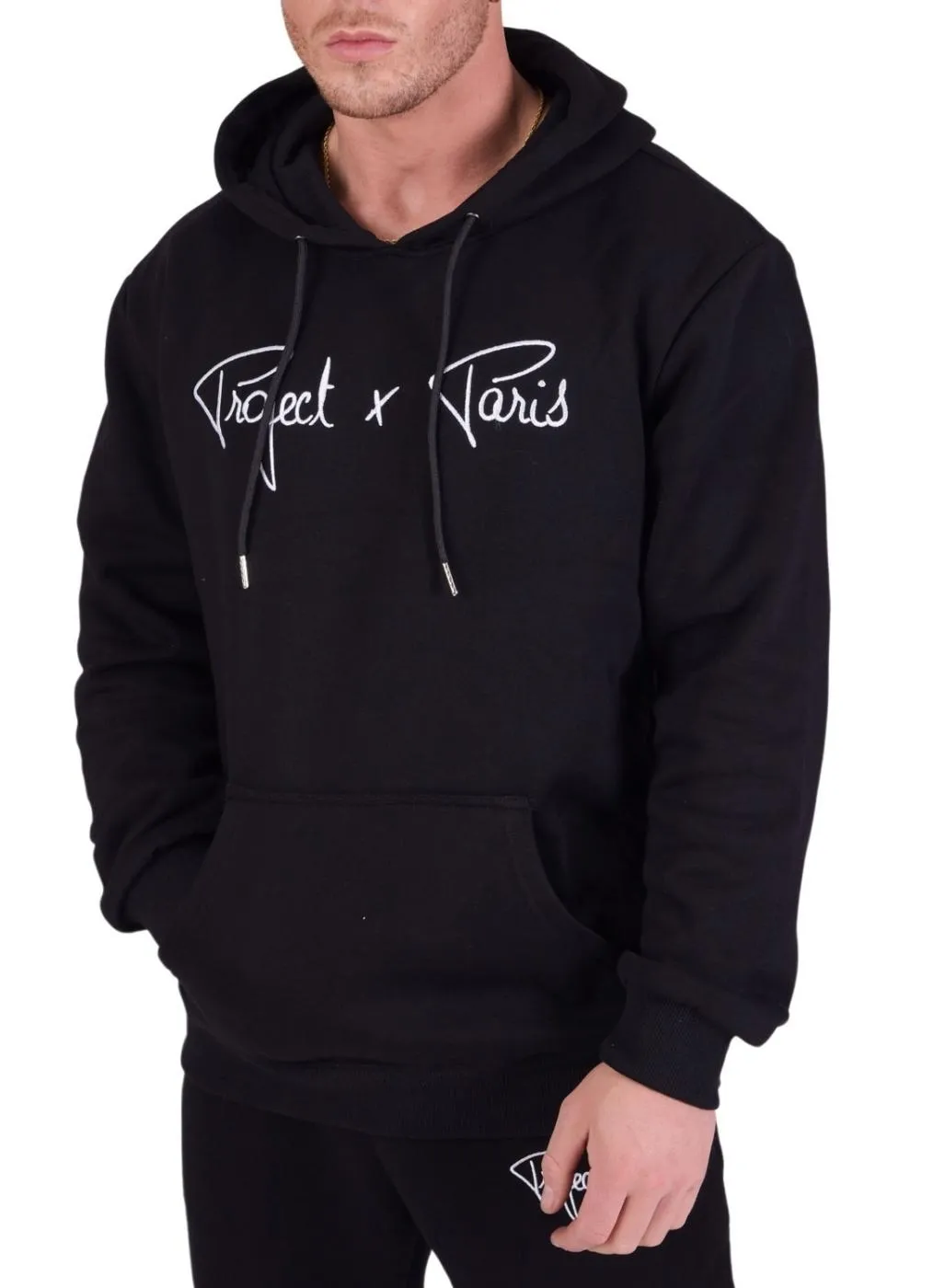 Sweatshirt Project x Paris Broderie Noir