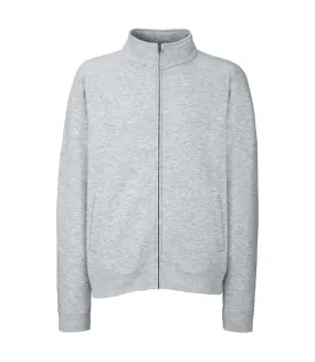 Sweatshirt à fermeture zippée homme gris Fruit of the Loom