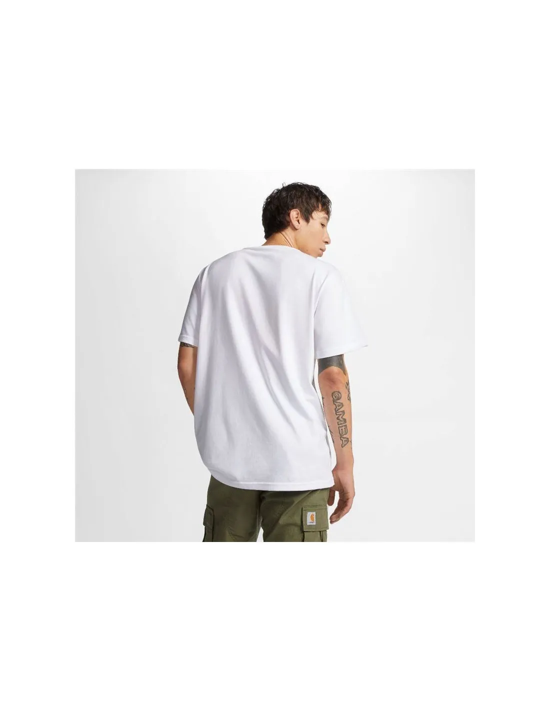 T-shirt Converse Grass Mirror White Man