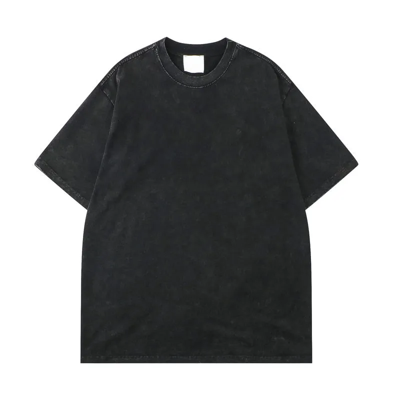 T-shirt homme uni noir année 90