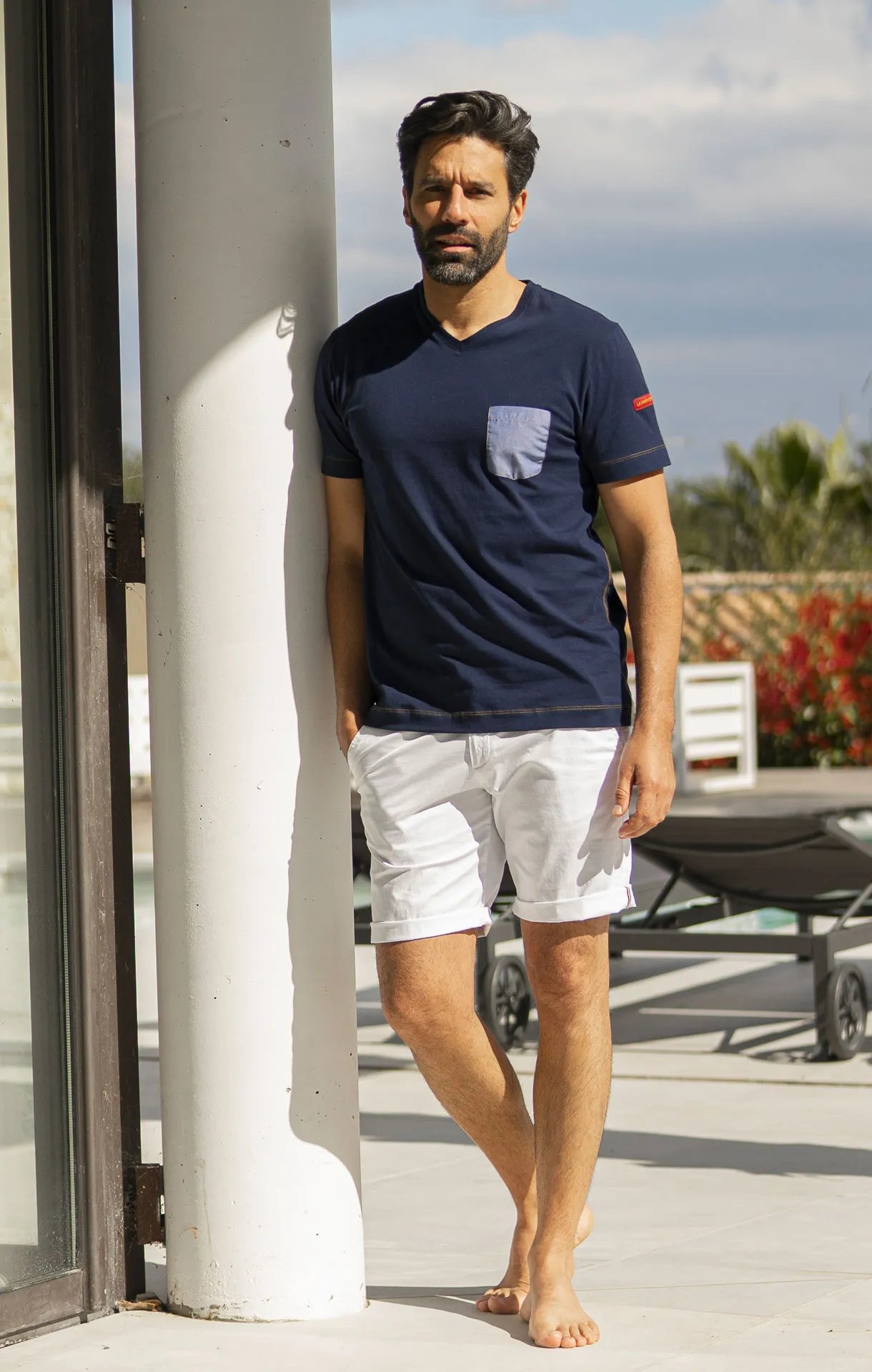 T-shirt vintage homme CYRIL MARINE