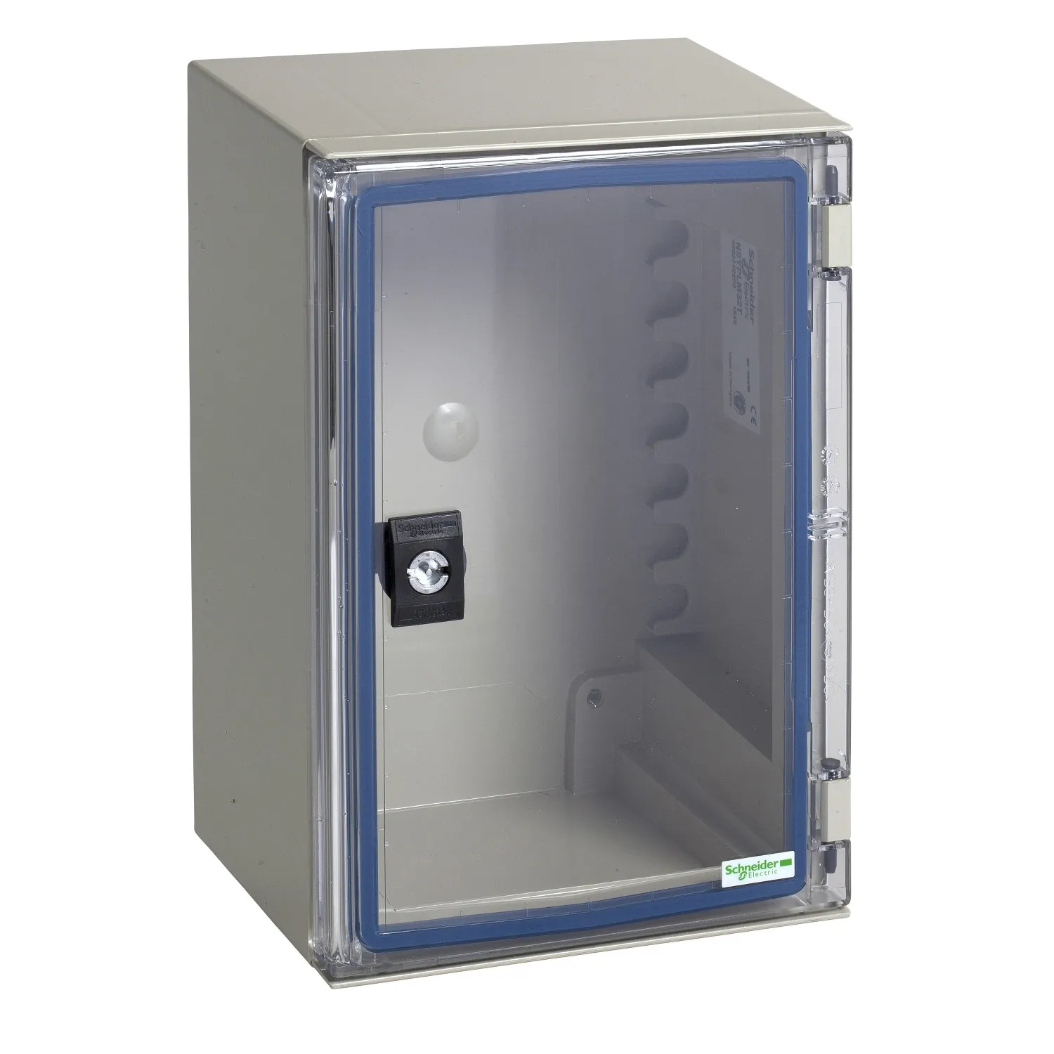 Thalassa - Coffret polycabo.310x215x160 - Porte transparente - IP66 Ral 7035 - NSYPLM32TG