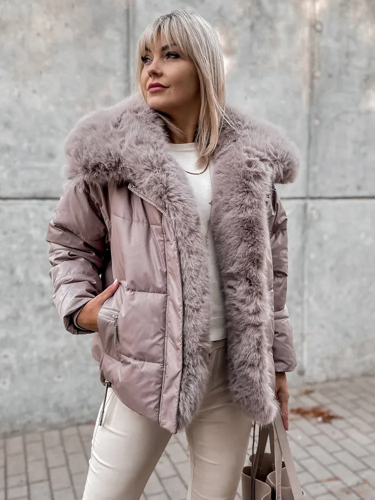 VESTE AMORRA ROSE POUDRE