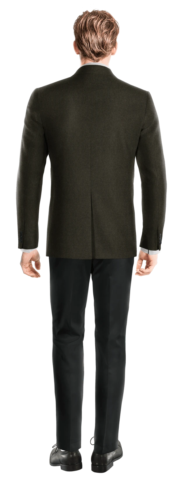 Veste grise en Flanelle